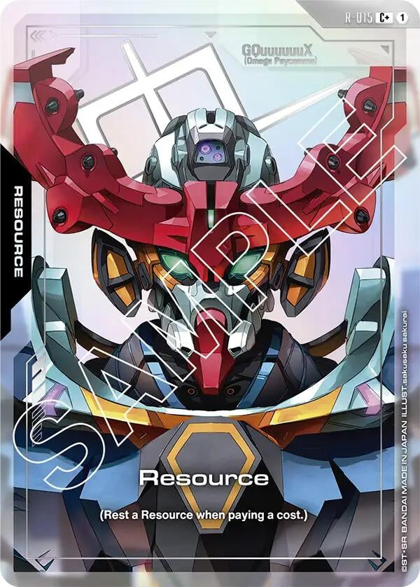 Image for Resource (R-015) (C+) - Gundam Card Game