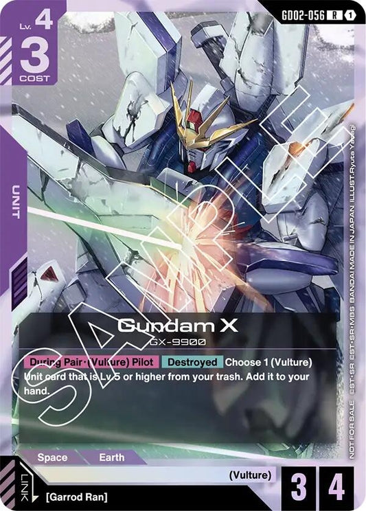 Image for Gundam X (GD02-056) (Store Tournament Participant Pack 02) - Gundam Card Game