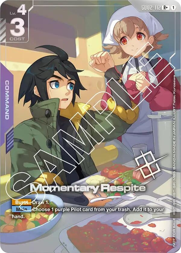 Image for Momentary Respite (Store Tournament Winner Pack 02) - Gundam Card Game