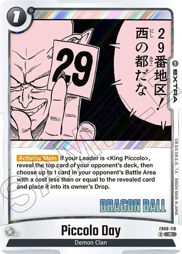 Image for Piccolo Day - Dragon Ball Super: Fusion World