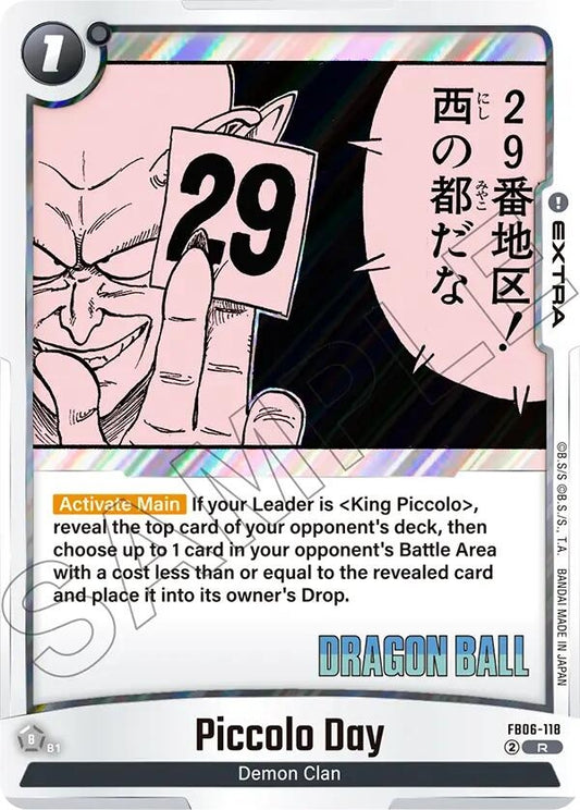 Image for Piccolo Day - Dragon Ball Super: Fusion World