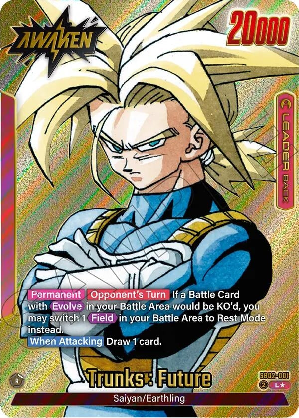 Image for Trunks : Future - SB02-001 (Gold) - Dragon Ball Super: Fusion World