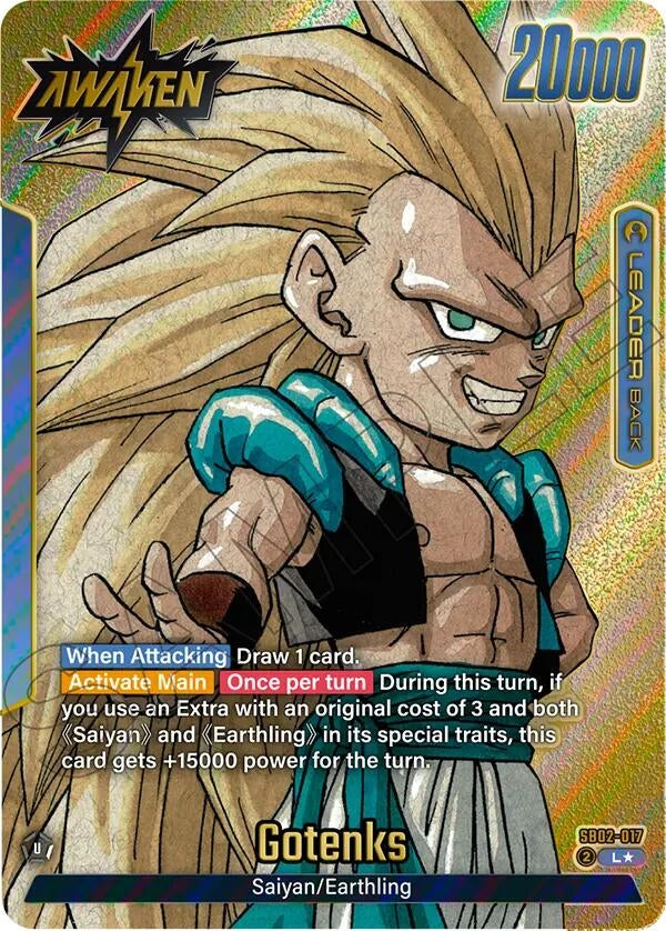 Image for Gotenks - SB02-017 (Gold) - Dragon Ball Super: Fusion World