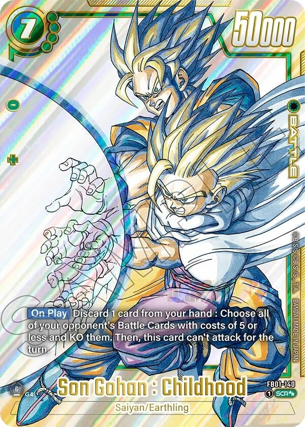 Image for Son Gohan : Childhood - FB01-140 - Dragon Ball Super: Fusion World