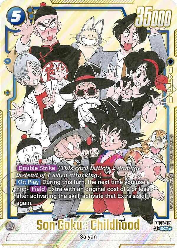 Image for Son Goku : Childhood - FB06-119 (Alternate Art) - Dragon Ball Super: Fusion World