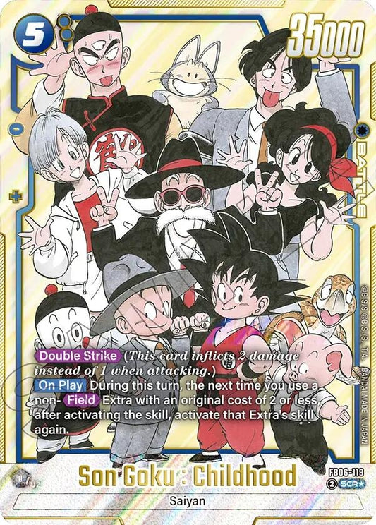 Image for Son Goku : Childhood - FB06-119 (Alternate Art) - Dragon Ball Super: Fusion World