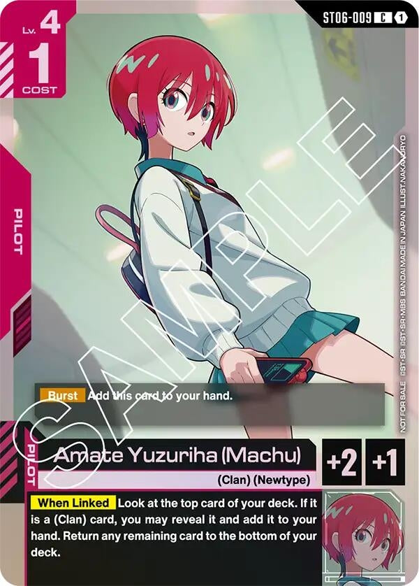Image for Amate Yuzuriha (Machu) (ST06 Release Event) - Gundam Card Game