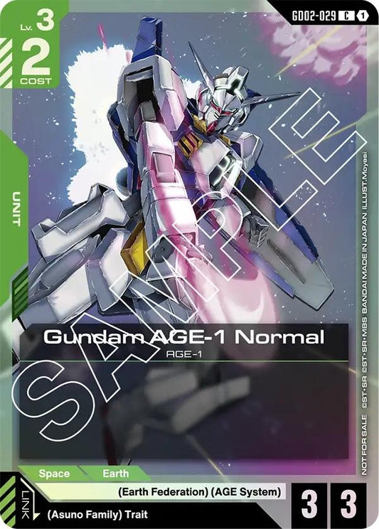 Image for Gundam AGE-1 Normal (GD02-029) (GD02 Release Event) - Gundam Card Game