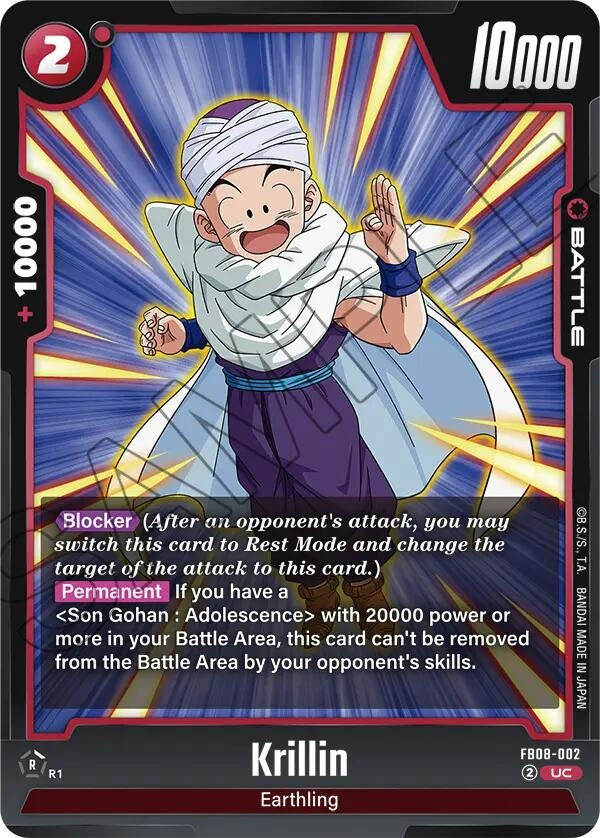 Image for Krillin - FB08-002 - Dragon Ball Super: Fusion World