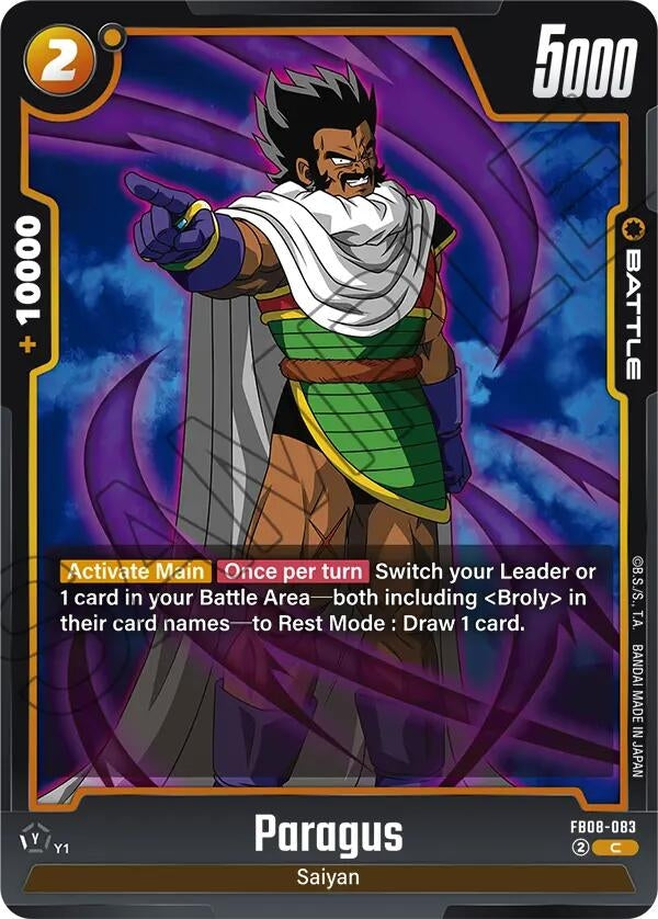 Image for Paragus - FB08-083 - Dragon Ball Super: Fusion World