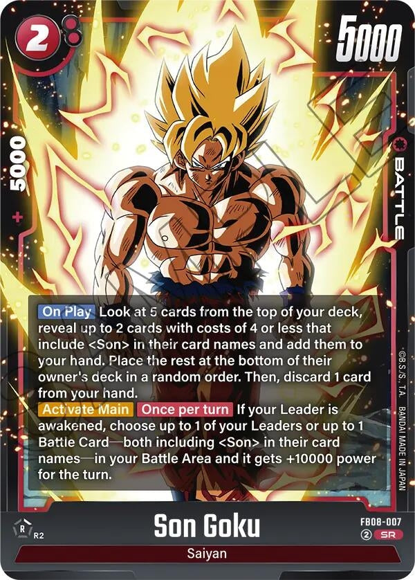 Image for Son Goku - FB08-007 - Dragon Ball Super: Fusion World