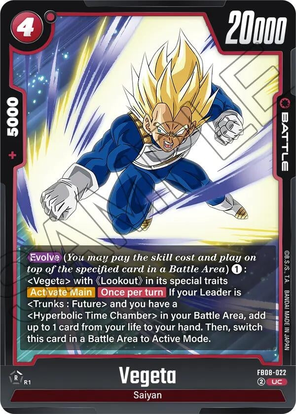 Image for Vegeta - FB08-022 - Dragon Ball Super: Fusion World
