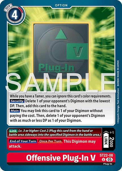 Image for Offensive Plug-In V - Digimon Card Game