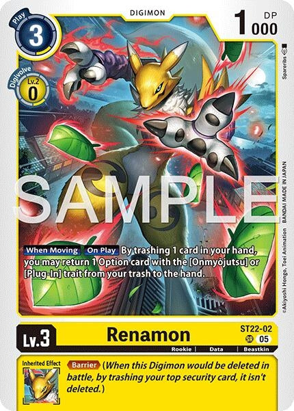 Image for Renamon (ST22-02) - Digimon Card Game