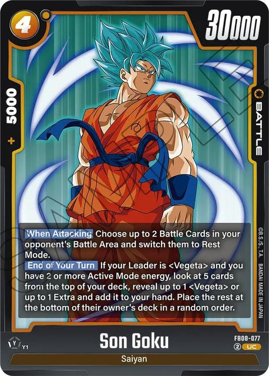Image for Son Goku - FB08-077 - Dragon Ball Super: Fusion World
