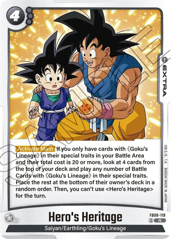 Image for Hero's Heritage - Dragon Ball Super: Fusion World