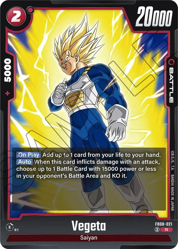 Image for Vegeta - FB08-021 - Dragon Ball Super: Fusion World