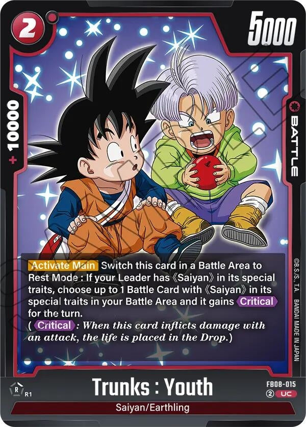 Image for Trunks : Youth - FB08-015 - Dragon Ball Super: Fusion World