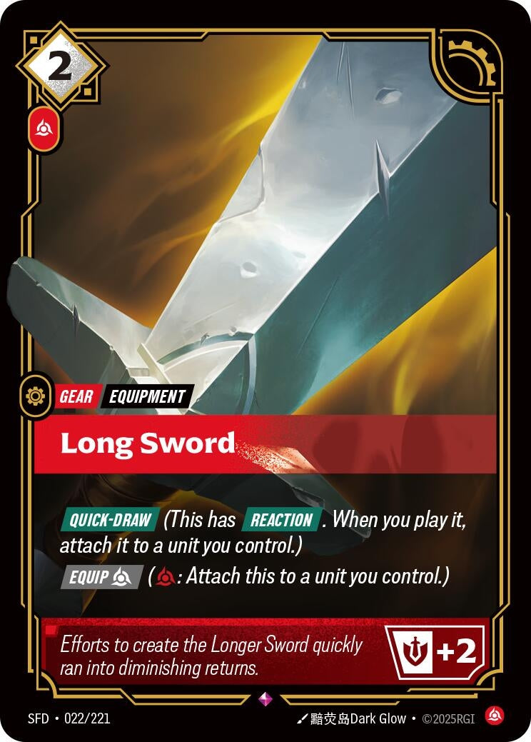 Image for Long Sword - Riftbound: League of Legends Trading Card Game