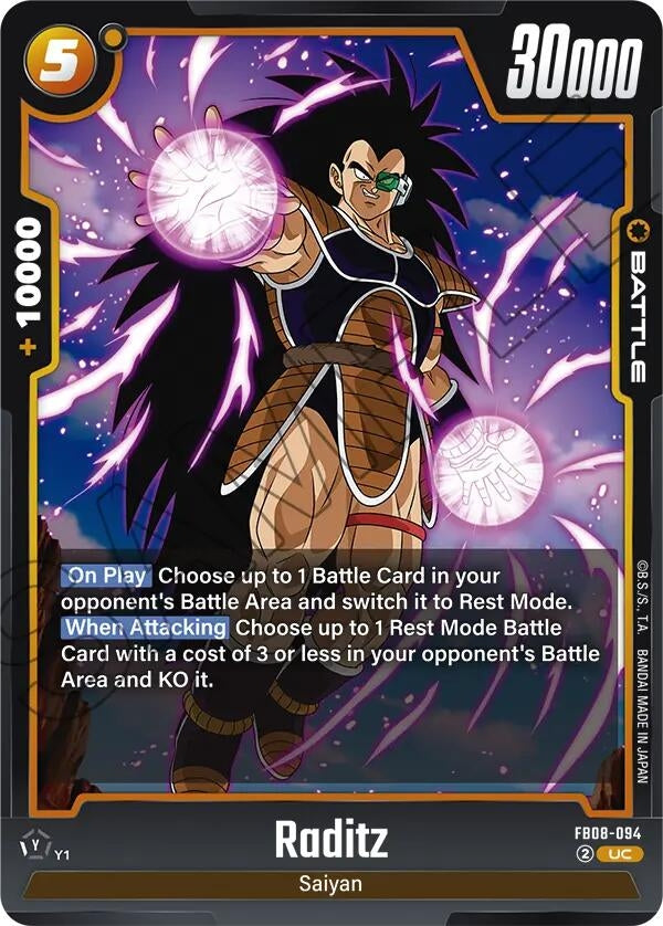 Image for Raditz - FB08-094 - Dragon Ball Super: Fusion World