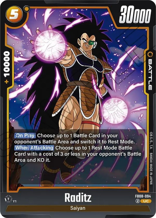 Image for Raditz - FB08-094 - Dragon Ball Super: Fusion World