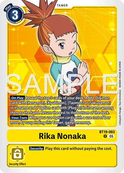 Image for Rika Nonaka (BT19-083) - Digimon Card Game