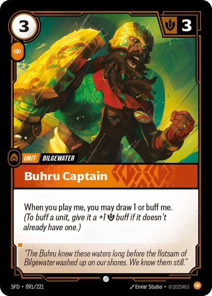 Image for Buhru Captain - Riftbound: League of Legends Trading Card Game