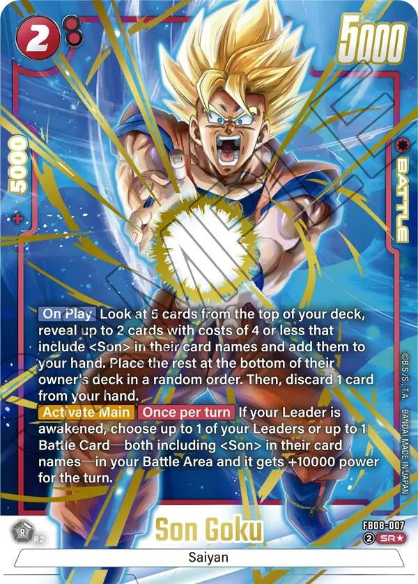 Image for Son Goku - FB08-007 (Alternate Art) - Dragon Ball Super: Fusion World