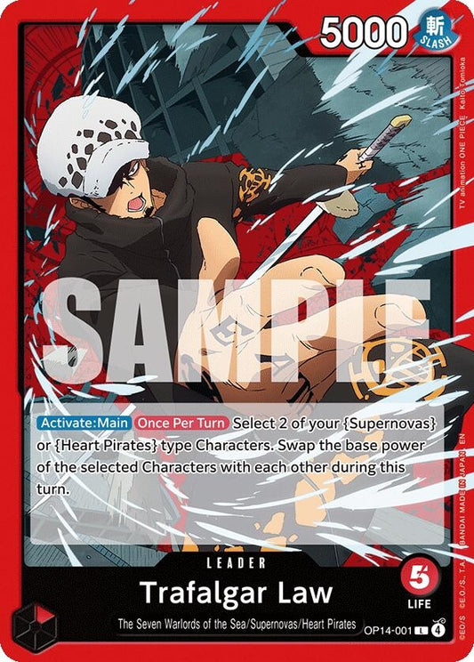 Image for Trafalgar Law - OP14-001 - One Piece Card Game