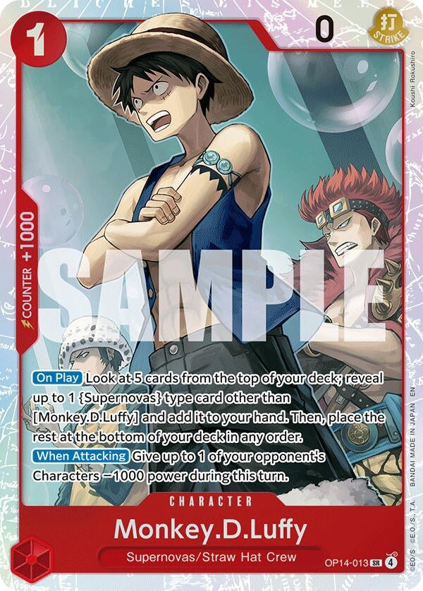 Image for Monkey.D.Luffy - OP14-013 - One Piece Card Game