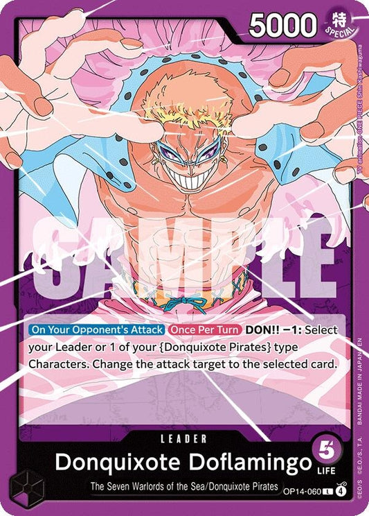 Image for Donquixote Doflamingo - OP14-060 - One Piece Card Game