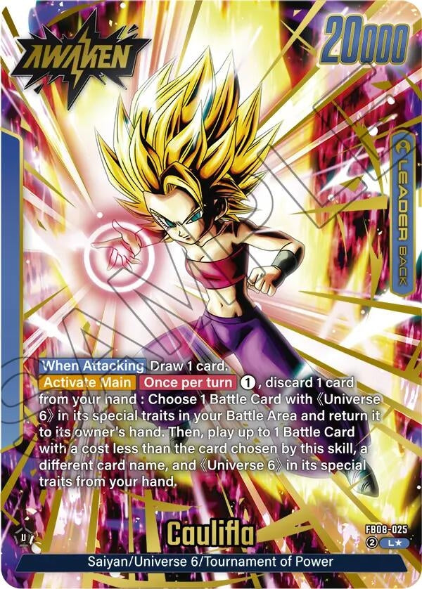 Image for Caulifla - FB08-025 (Alternate Art) - Dragon Ball Super: Fusion World