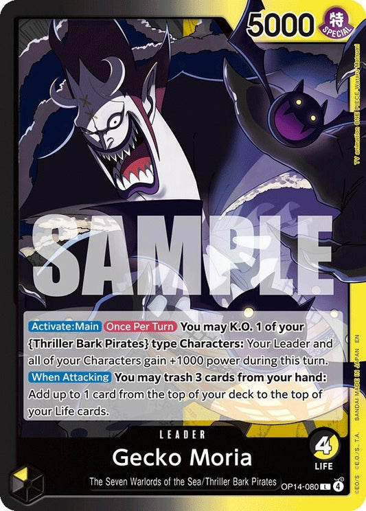 Image for Gecko Moria - OP14-080 - One Piece Card Game