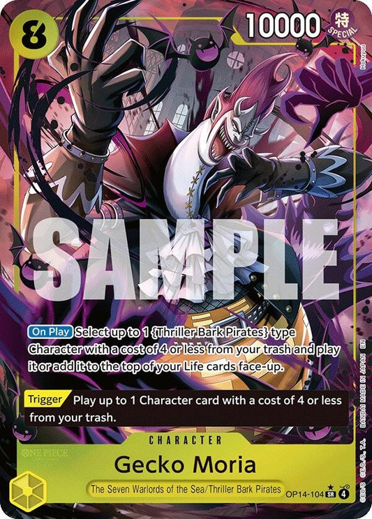 Image for Gecko Moria - OP14-104 (Alternate Art) - One Piece Card Game