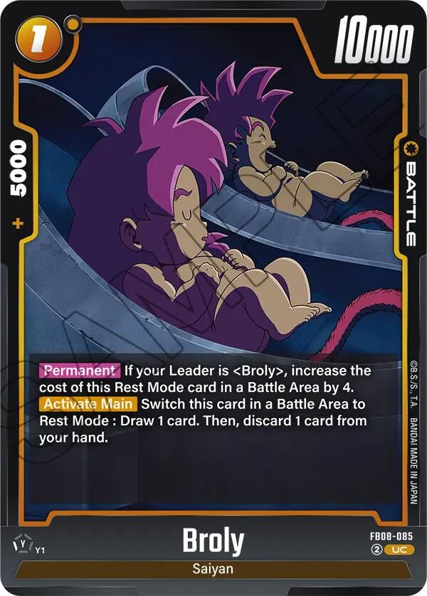 Image for Broly - FB08-085 - Dragon Ball Super: Fusion World
