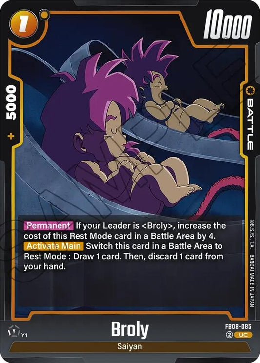 Image for Broly - FB08-085 - Dragon Ball Super: Fusion World