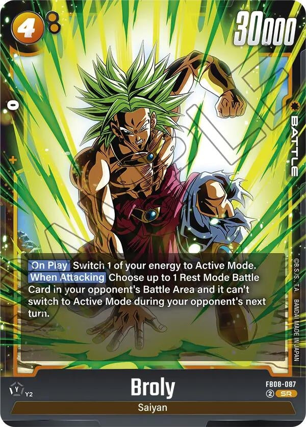Image for Broly - FB08-087 - Dragon Ball Super: Fusion World
