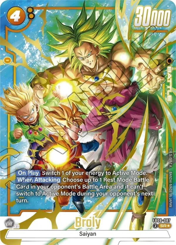 Image for Broly - FB08-087 (Alternate Art) - Dragon Ball Super: Fusion World