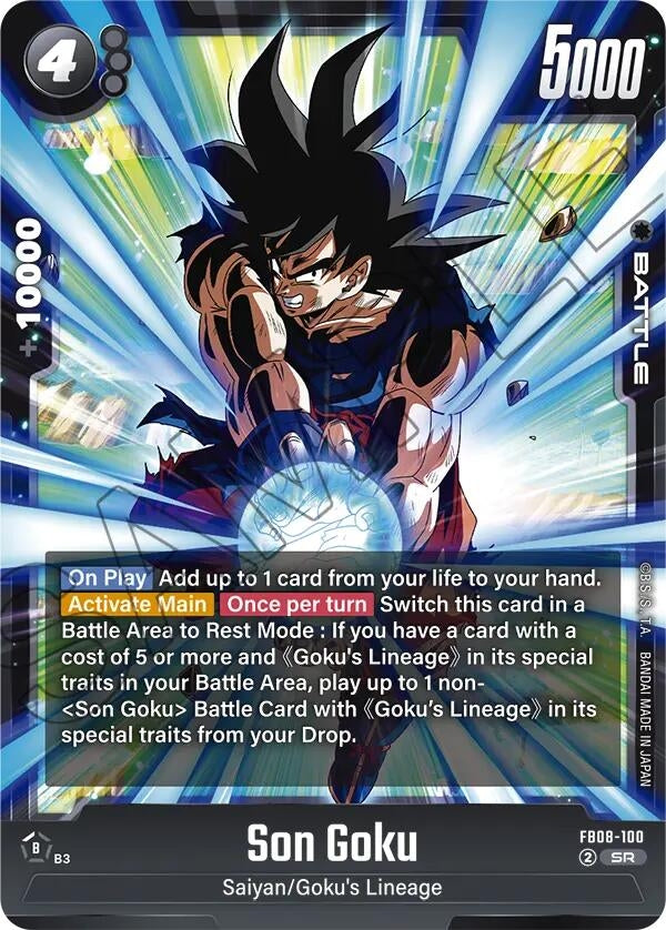 Image for Son Goku - FB08-100 - Dragon Ball Super: Fusion World