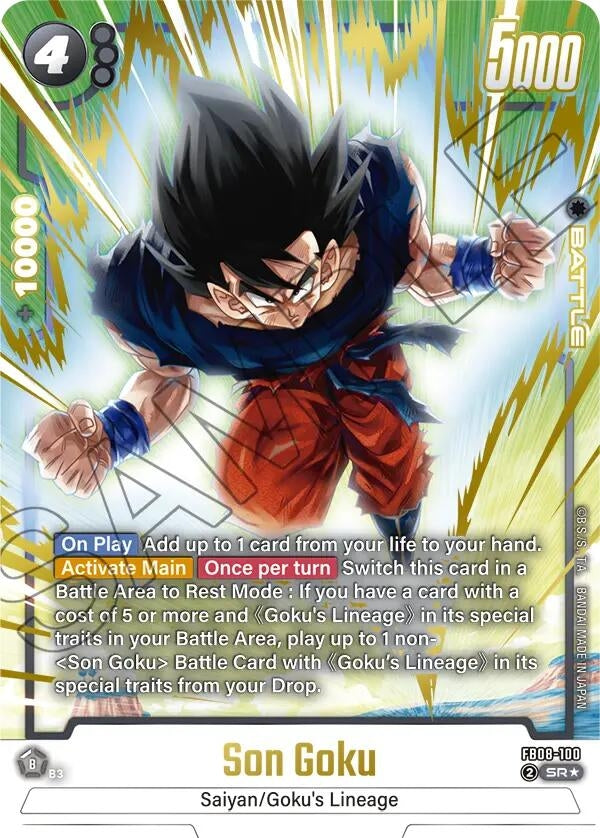Image for Son Goku - FB08-100 (Alternate Art) - Dragon Ball Super: Fusion World