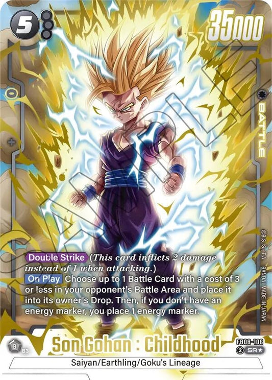 Image for Son Gohan : Childhood - FB08-106 (Alternate Art) - Dragon Ball Super: Fusion World