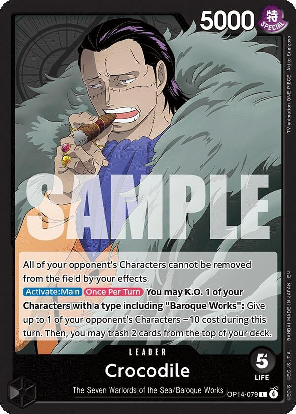 Image for Crocodile - OP14-079 - One Piece Card Game