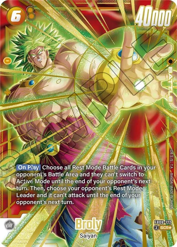 Image for Broly - FB08-122 (Alternate Art) - Dragon Ball Super: Fusion World