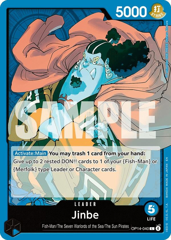 Image for Jinbe - OP14-040 - One Piece Card Game