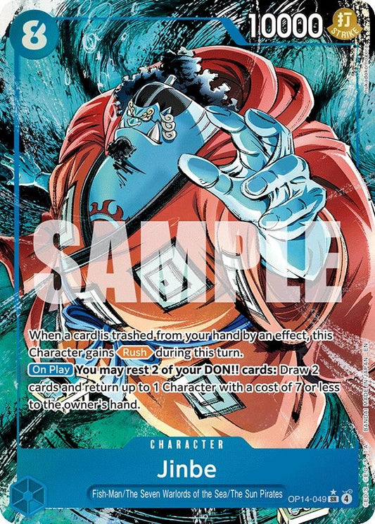 Image for Jinbe - OP14-049 (Alternate Art) - One Piece Card Game