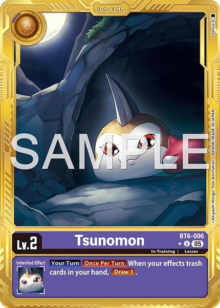 Image for Tsunomon (Gold Border) - Digimon Card Game