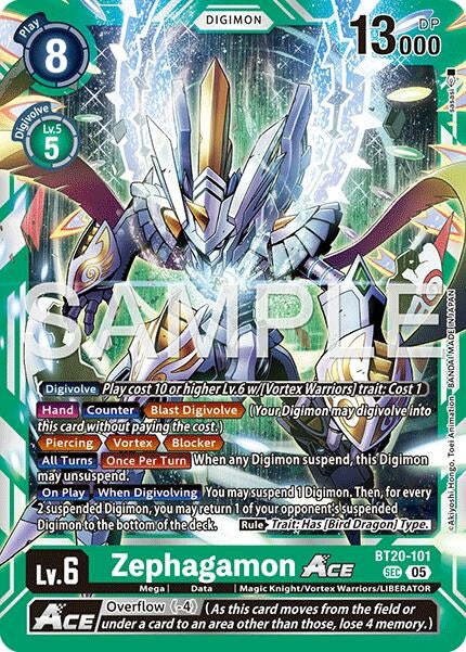 Image for Zephagamon ACE (Reprint) - Digimon Card Game