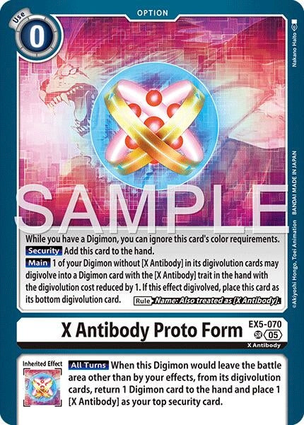 Image for X Antibody Proto Form (Reprint) - Digimon Card Game