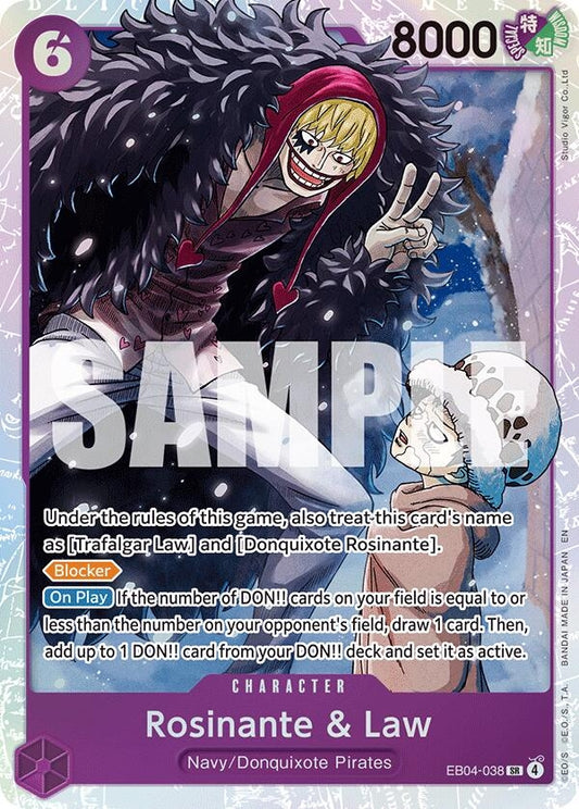 Image for Rosinante & Law - One Piece Card Game