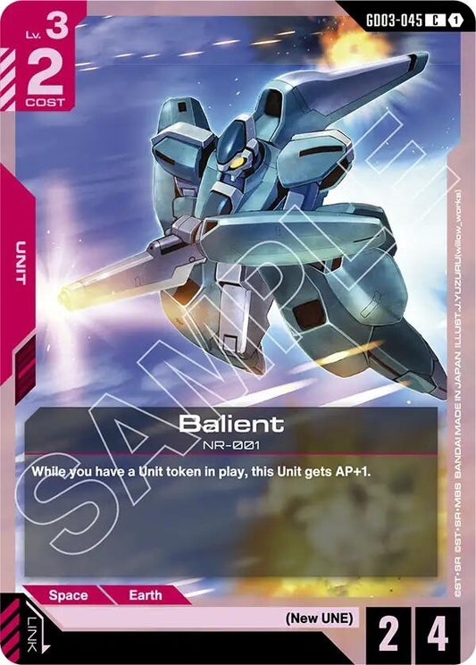 Image for Balient - Gundam Card Game